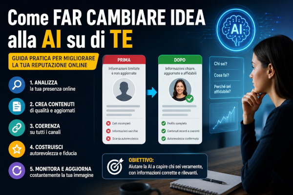 come far cambiare idea alla AI su di me