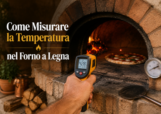 come misurare la tempereatura del forno a legna