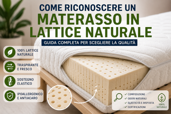 come riconoscere un materasso in lattice naturale